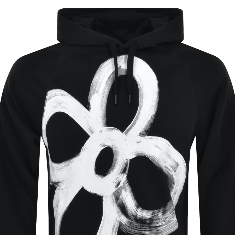 Paul Smith Happy Flower Hoodie Black